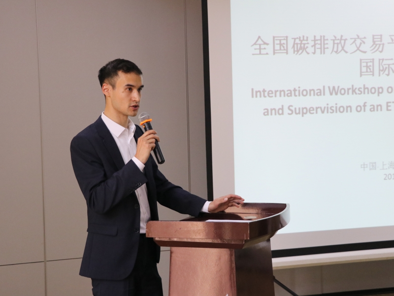 GIZ中德中国碳交易能力建设项目主任Kristian Wilkening先生
